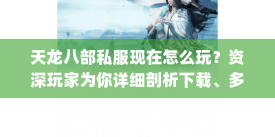 天龙八部私服现在怎么玩？资深玩家为你详细剖析下载、多开等玩法