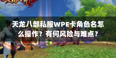 天龙八部私服WPE卡角色名怎么操作？有何风险与难点？