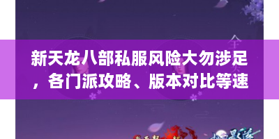 新天龙八部私服风险大勿涉足，各门派攻略、版本对比等速看