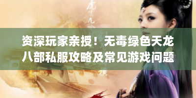 资深玩家亲授！无毒绿色天龙八部私服攻略及常见游戏问题咋解决？