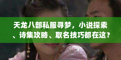 天龙八部私服寻梦，小说探索、诗集攻略、取名技巧都在这？