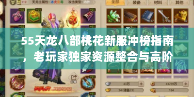 55天龙八部桃花新服冲榜指南，老玩家独家资源整合与高阶速通技巧