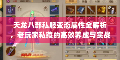 天龙八部私服变态属性全解析，老玩家私藏的高效养成与实战秘籍