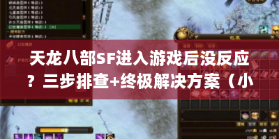 天龙八部SF进入游戏后没反应？三步排查+终极解决方案（小白也能看懂）