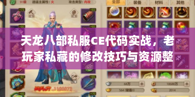 天龙八部私服CE代码实战，老玩家私藏的修改技巧与资源整合