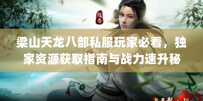 梁山天龙八部私服玩家必看，独家资源获取指南与战力速升秘籍