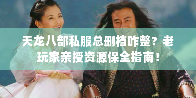 天龙八部私服总删档咋整？老玩家亲授资源保全指南！