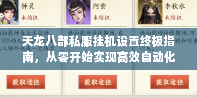 天龙八部私服挂机设置终极指南，从零开始实现高效自动化