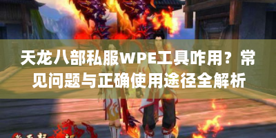 天龙八部私服WPE工具咋用？常见问题与正确使用途径全解析