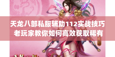 天龙八部私服辅助112实战技巧 老玩家教你如何高效获取稀有资源