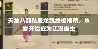 天龙八部私服龙魂终极指南，从零开始成为江湖霸主