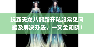 玩新天龙八部新开私服常见问题及解决办法，一文全知晓！