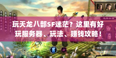 玩天龙八部SF迷茫？这里有好玩服务器、玩法、赚钱攻略！