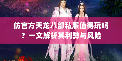 仿官方天龙八部私服值得玩吗？一文解析其利弊与风险
