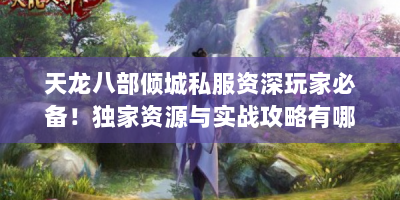天龙八部倾城私服资深玩家必备！独家资源与实战攻略有哪些？