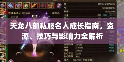 天龙八部私服名人成长指南，资源、技巧与影响力全解析