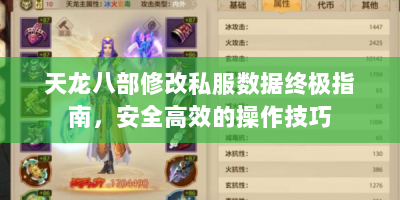 天龙八部修改私服数据终极指南，安全高效的操作技巧