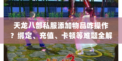 天龙八部私服添加物品咋操作？绑定、充值、卡顿等难题全解析