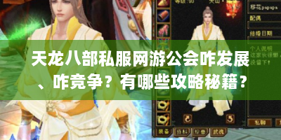 天龙八部私服网游公会咋发展、咋竞争？有哪些攻略秘籍？