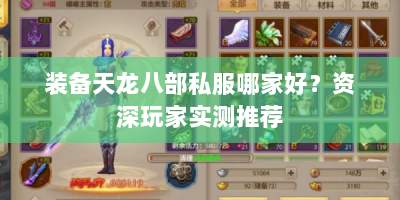 装备天龙八部私服哪家好？资深玩家实测推荐