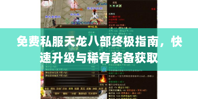 免费私服天龙八部终极指南，快速升级与稀有装备获取