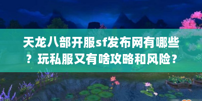 天龙八部开服sf发布网有哪些？玩私服又有啥攻略和风险？