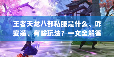 王者天龙八部私服是什么、咋安装、有啥玩法？一文全解答