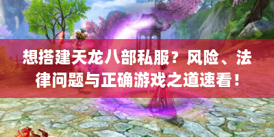 想搭建天龙八部私服？风险、法律问题与正确游戏之道速看！