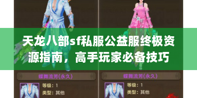 天龙八部sf私服公益服终极资源指南，高手玩家必备技巧