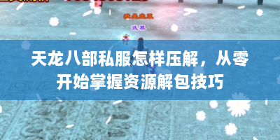 天龙八部私服怎样压解，从零开始掌握资源解包技巧