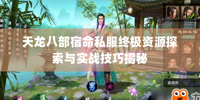 天龙八部宿命私服终极资源探索与实战技巧揭秘