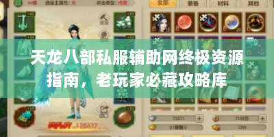 天龙八部私服辅助网终极资源指南，老玩家必藏攻略库