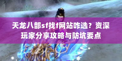 天龙八部sf找f网站咋选？资深玩家分享攻略与防坑要点