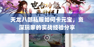 天龙八部私服如何卡元宝，资深玩家的实战经验分享