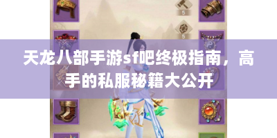天龙八部手游sf吧终极指南，高手的私服秘籍大公开
