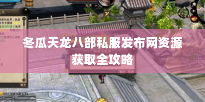 冬瓜天龙八部私服发布网资源获取全攻略