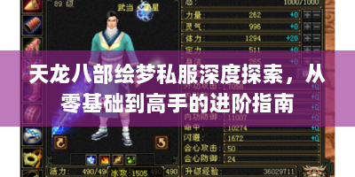 天龙八部绘梦私服深度探索，从零基础到高手的进阶指南