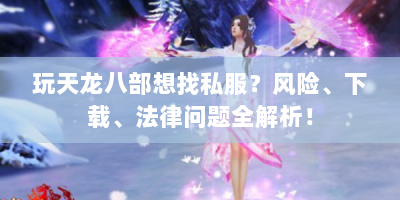 玩天龙八部想找私服？风险、下载、法律问题全解析！
