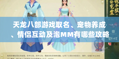 天龙八部游戏取名、宠物养成、情侣互动及泡MM有哪些攻略？