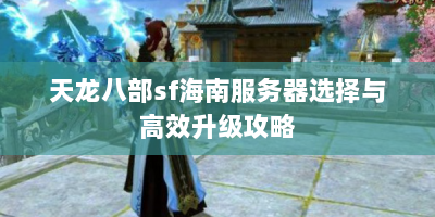天龙八部sf海南服务器选择与高效升级攻略