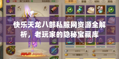 快乐天龙八部私服网资源全解析，老玩家的隐秘宝藏库
