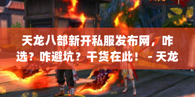 天龙八部新开私服发布网，咋选？咋避坑？干货在此！ - 天龙八部