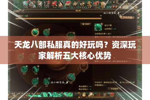 天龙八部私服真的好玩吗？资深玩家解析五大核心优势