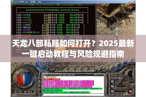 天龙八部私服如何打开？2025最新一键启动教程与风险规避指南