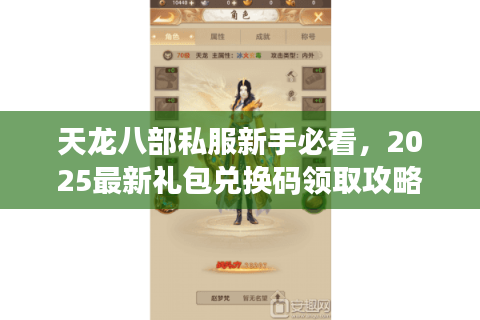 天龙八部私服新手必看，2025最新礼包兑换码领取攻略