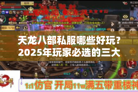 天龙八部私服哪些好玩？2025年玩家必选的三大版本评测