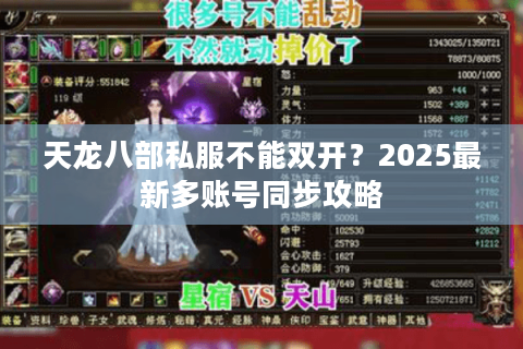 天龙八部私服不能双开?2025最新多账号同步攻略 天龙八部私服不能双开?2025最新多账号同步攻略