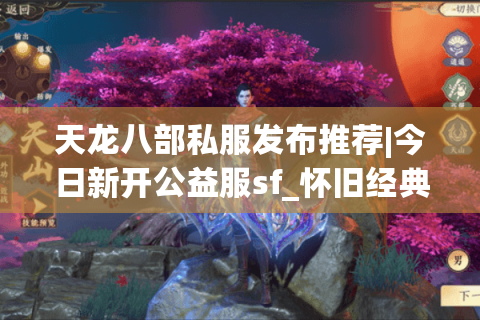 天龙八部私服发布推荐|今日新开公益服sf_怀旧经典天龙私服_复古微变版本大全