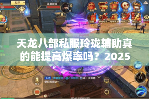 天龙八部私服玲珑辅助真的能提高爆率吗？2025实测数据揭秘