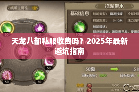 天龙八部私服收费吗？2025年最新避坑指南